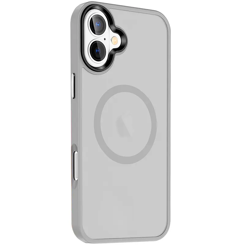 Чехол Ummi Colorful with MagSafe для Apple iPhone 17 (6.3"), Серый / Grey 1, TPU+PC, купить оптом с доставкой