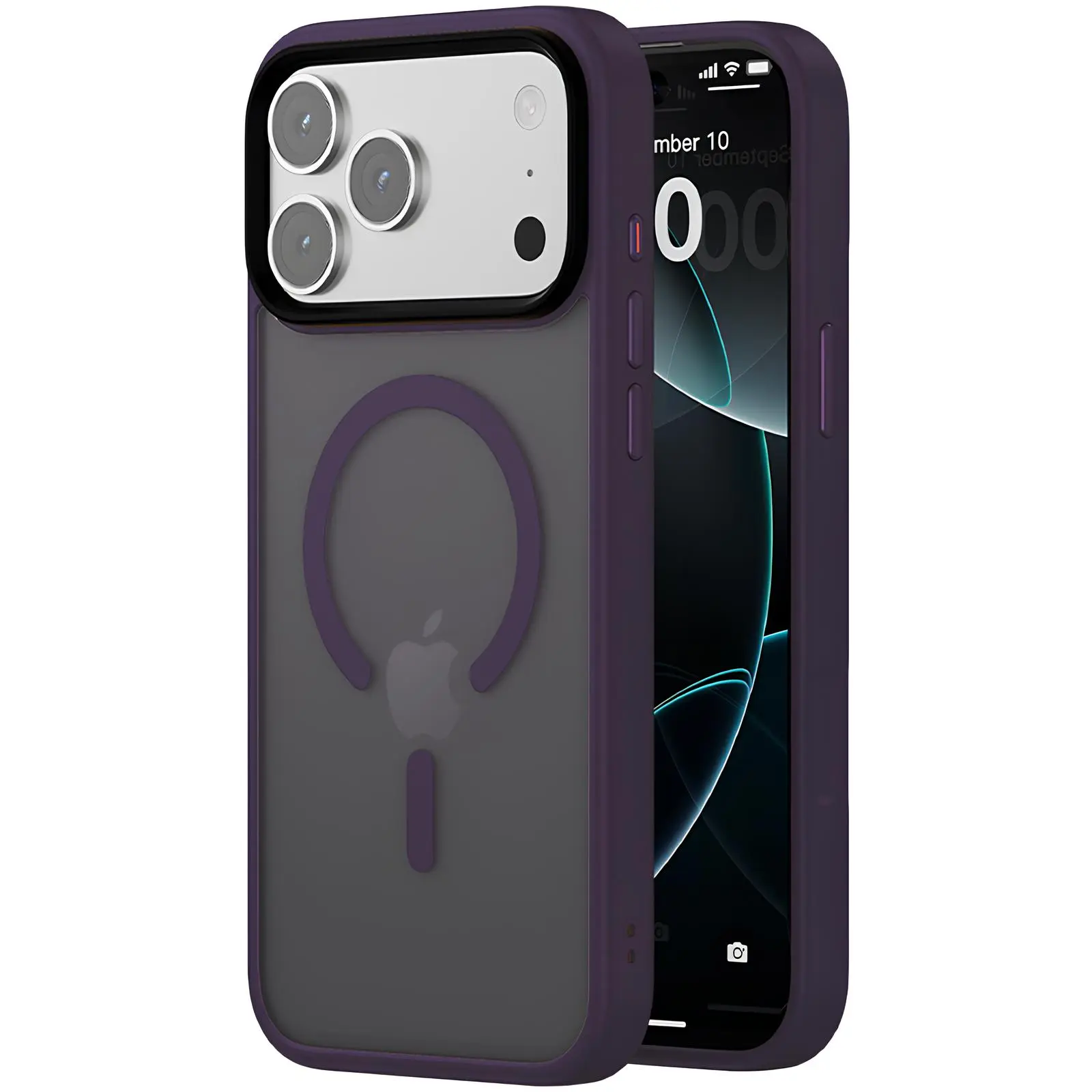 Чехол Ummi Colorful with MagSafe для Apple iPhone 17 Pro (6.3"), Темно-фиолетовый / Dark Purple, TPU+PC, купить оптом с доставкой