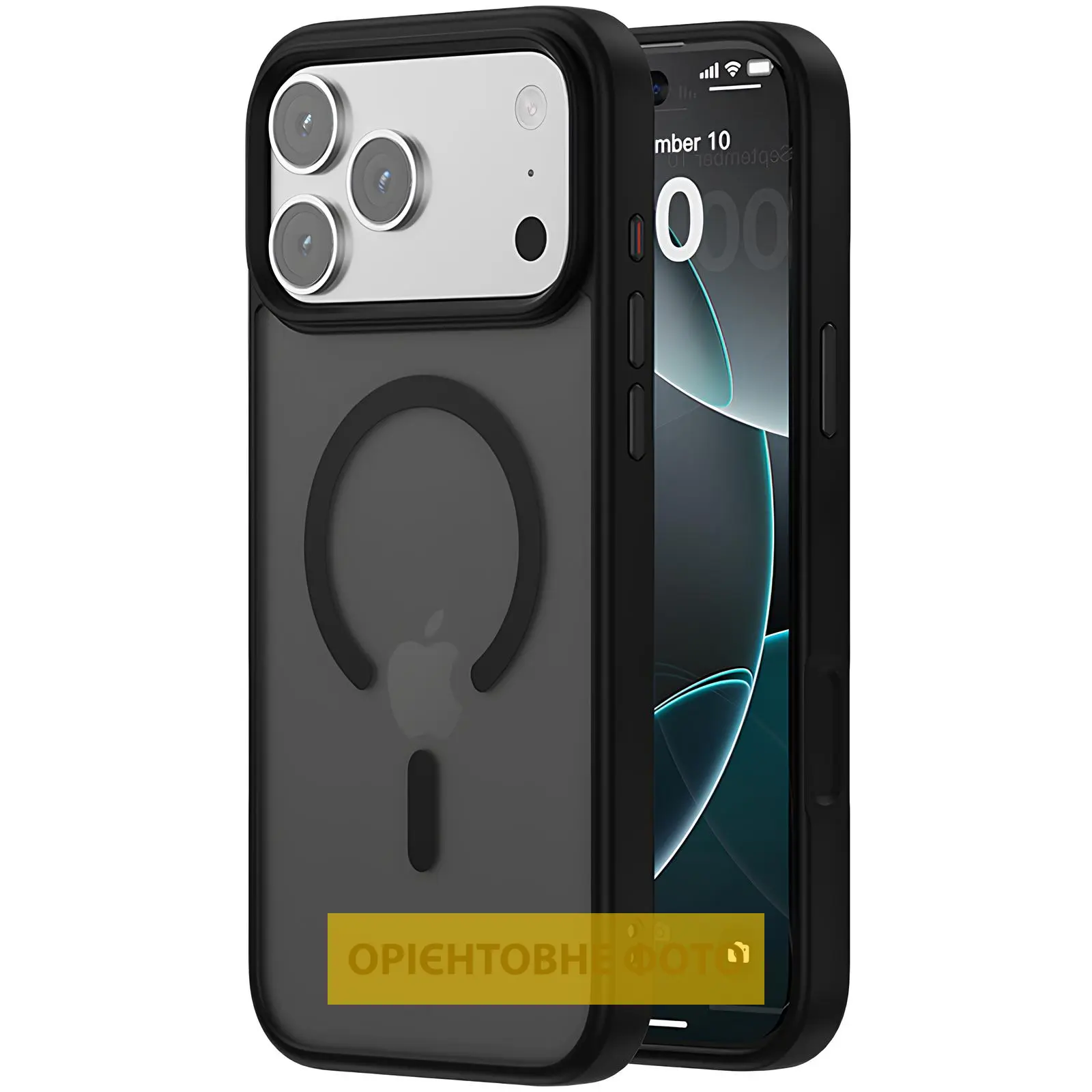 Чехол Ummi Colorful with MagSafe для Apple iPhone 17 Air (6.5"), Черный / Black, TPU+PC, купить оптом с доставкой