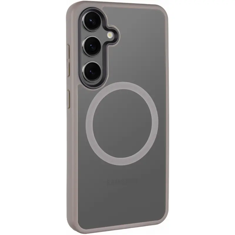 Чехол Ummi Colorful with MagSafe для Samsung Galaxy S26, Серый / Grey, TPU+PC, купить оптом с доставкой