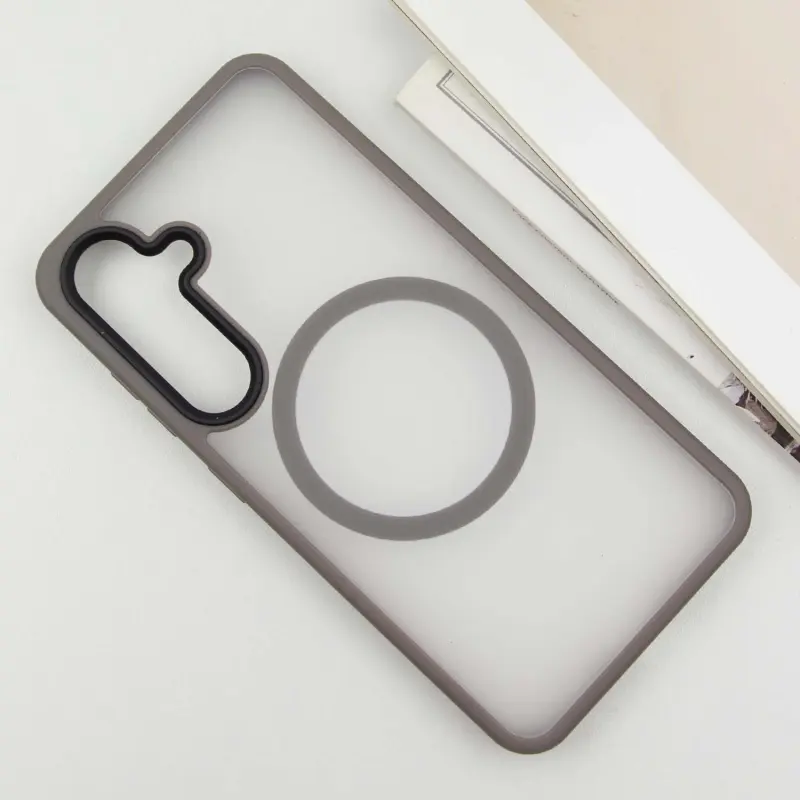 Чехол Ummi Colorful with MagSafe для Samsung Galaxy S26, Серый / Grey 2, TPU+PC, купить оптом с доставкой