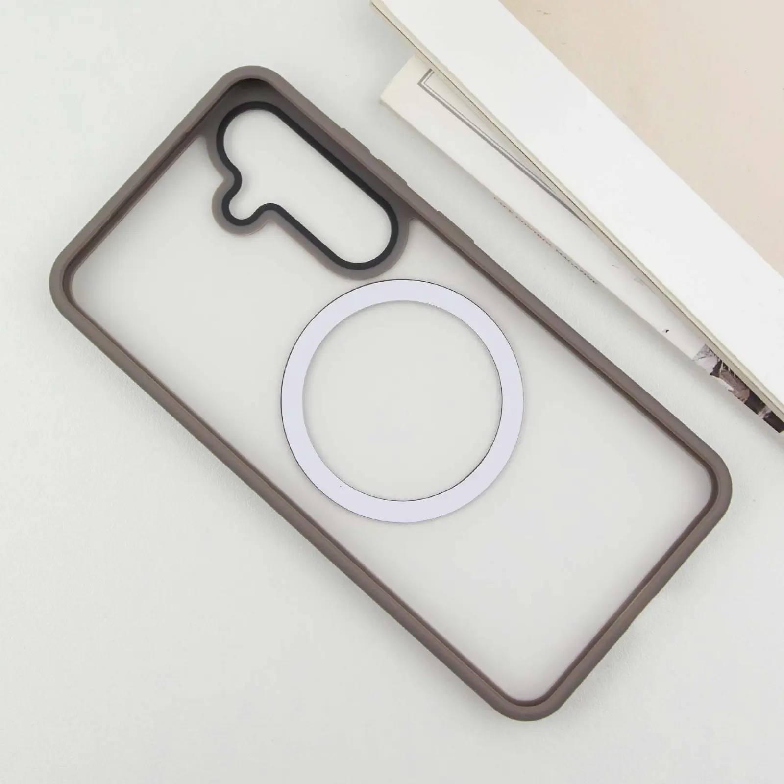 Чехол Ummi Colorful with MagSafe для Samsung Galaxy S26, Серый / Grey 3, TPU+PC, купить оптом с доставкой