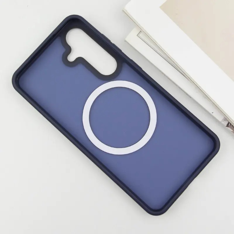 Чехол Ummi Colorful with MagSafe для Samsung Galaxy S26, Синий / Navy Blue 3, TPU+PC, купить оптом с доставкой