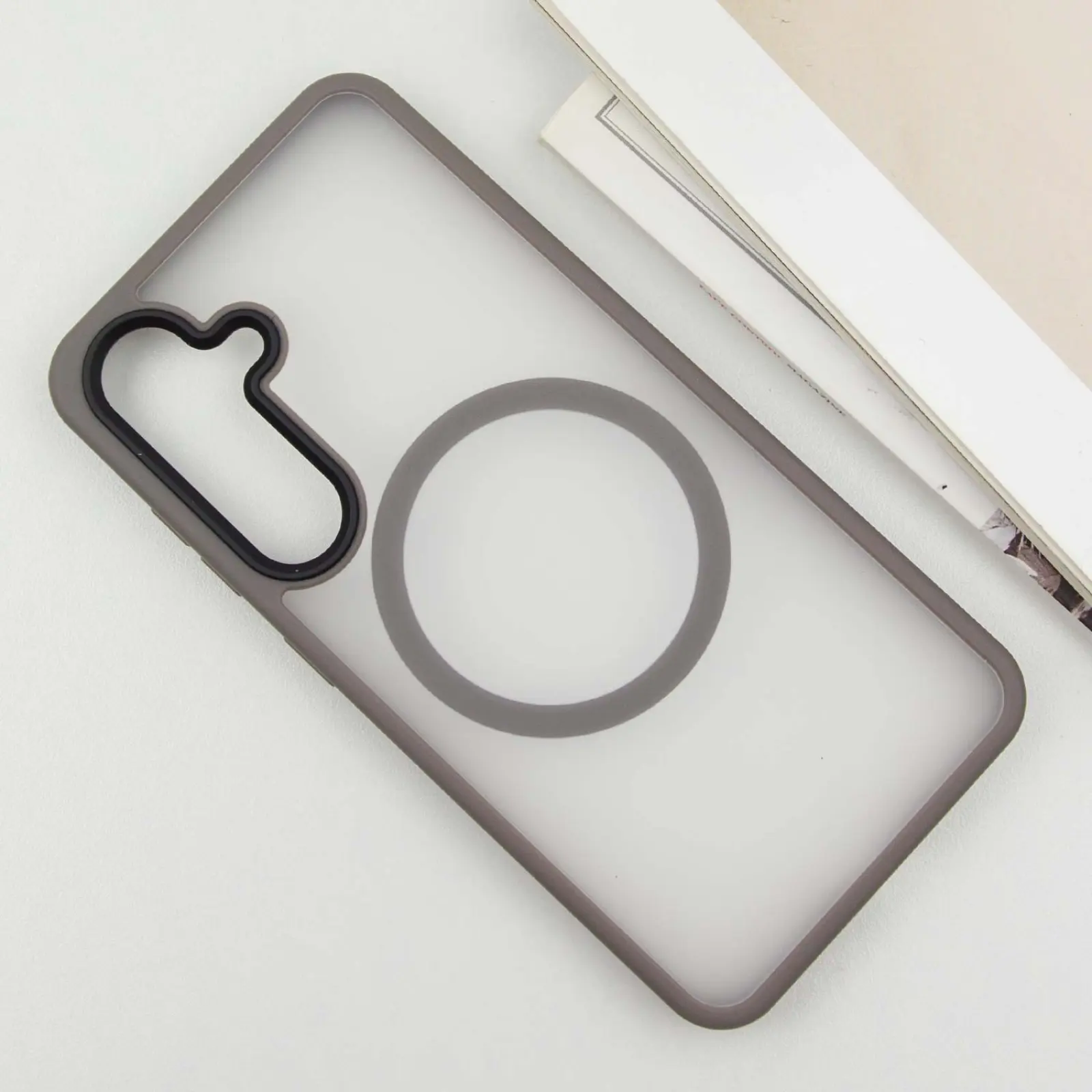 Чехол Ummi Colorful with MagSafe для Samsung Galaxy S26+, Серый / Grey 2, TPU+PC, купить оптом с доставкой