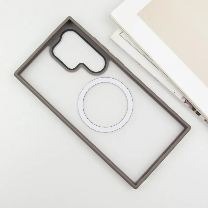 Чехол Ummi Colorful with MagSafe для Samsung Galaxy S26 Ultra, Серый / Grey 2, TPU+PC, купить оптом с доставкой