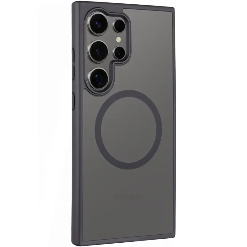 Чехол Ummi Colorful with MagSafe для Samsung Galaxy S26 Ultra, Черный / Black, TPU+PC, купить оптом с доставкой