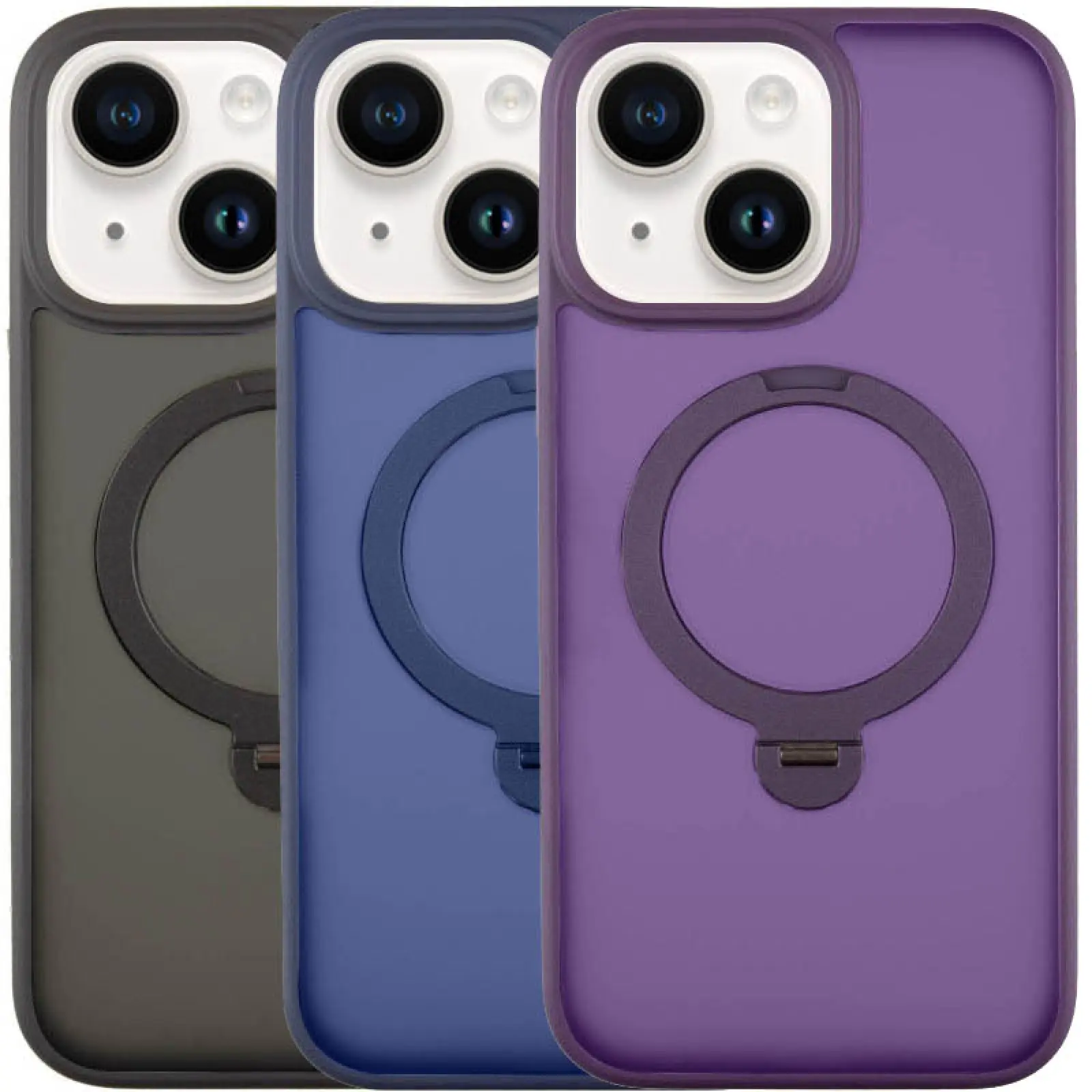 Чохол Ummi Colorful with MagSafe HQ Ring для Apple iPhone 14 / 13 (6.1"), TPU+PC, купити оптом з доставкою