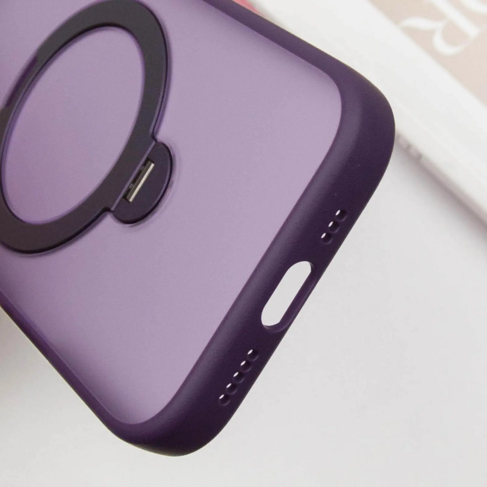 Чохол Ummi Colorful with MagSafe HQ Ring для Apple iPhone 15 (6.1"), Purple 5, TPU+PC, купити оптом з доставкою