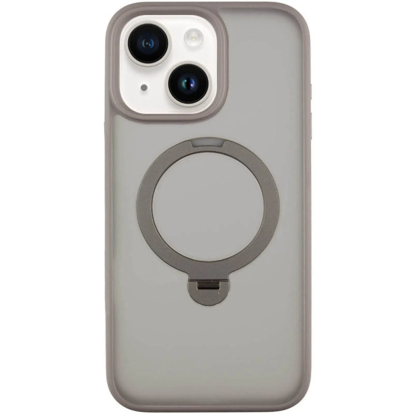 Чохол Ummi Colorful with MagSafe HQ Ring для Apple iPhone 15 (6.1"), Grey, TPU+PC, купити оптом з доставкою