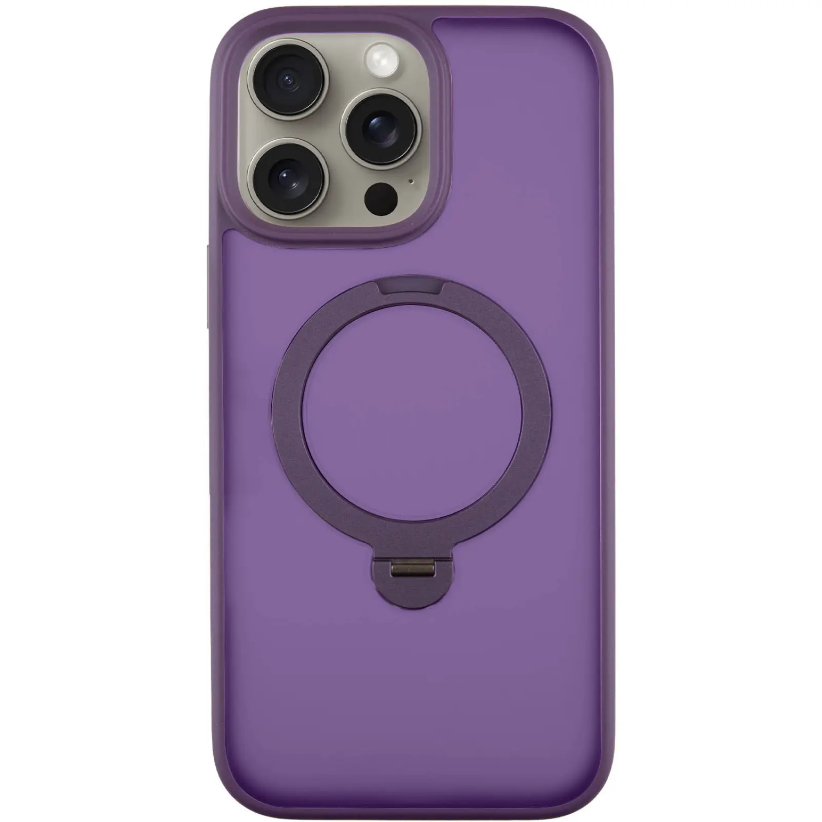 Чехол Ummi Colorful with MagSafe HQ Ring для Apple iPhone 15 Pro (6.1"), Purple, TPU+PC, купить оптом с доставкой
