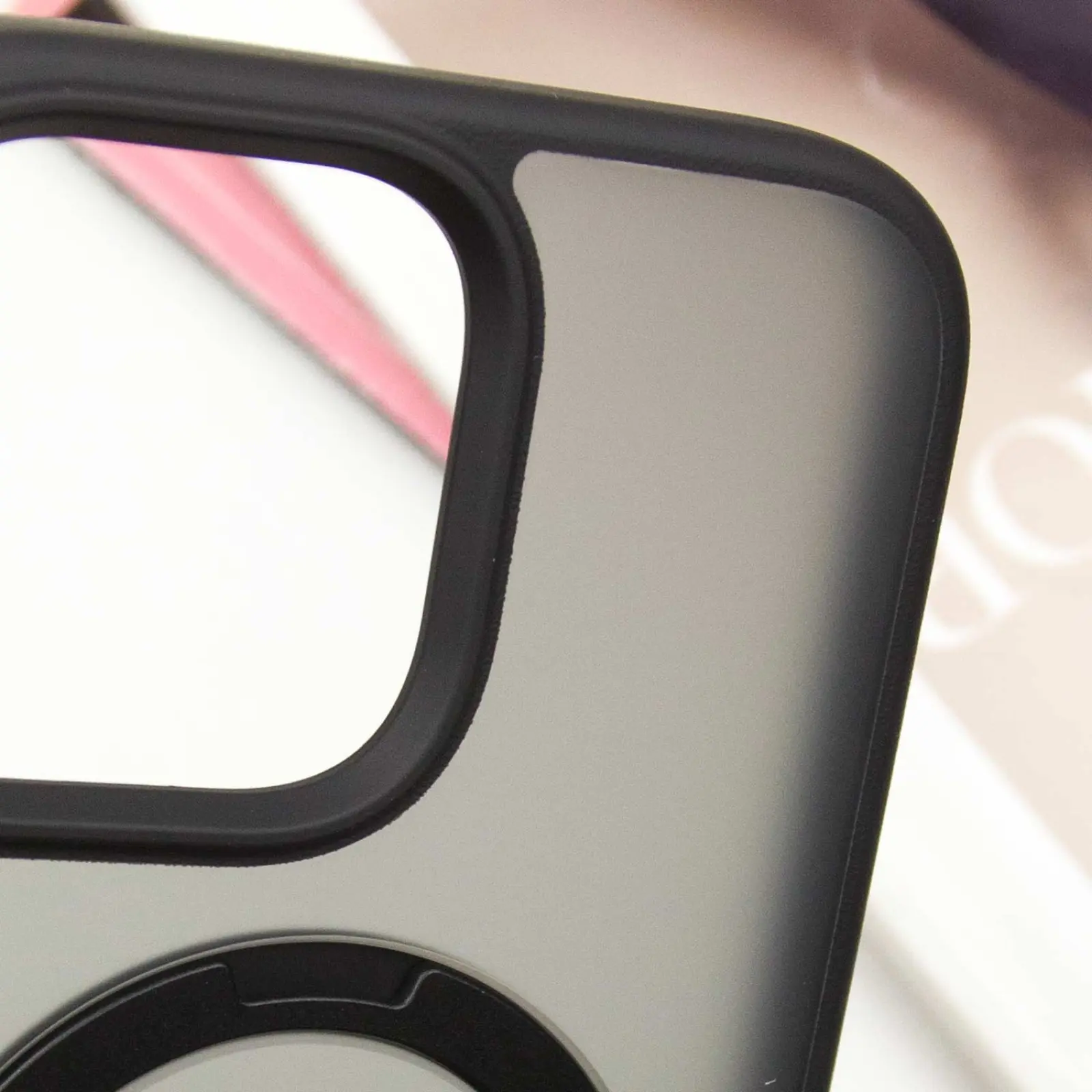 Чехол Ummi Colorful with MagSafe HQ Ring для Apple iPhone 15 Pro (6.1"), Black 6, TPU+PC, купить оптом с доставкой