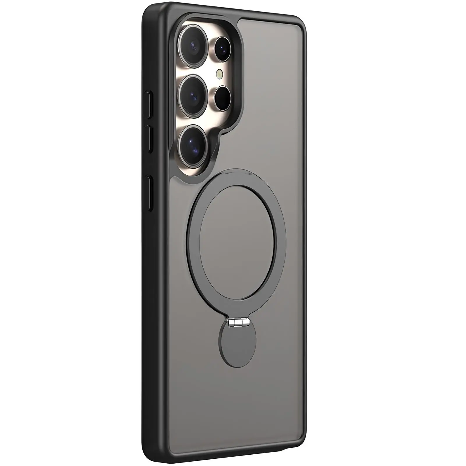 Чехол Ummi Colorful with MagSafe HQ Ring для Samsung Galaxy S24 Ultra, Black, TPU+PC, купить оптом с доставкой