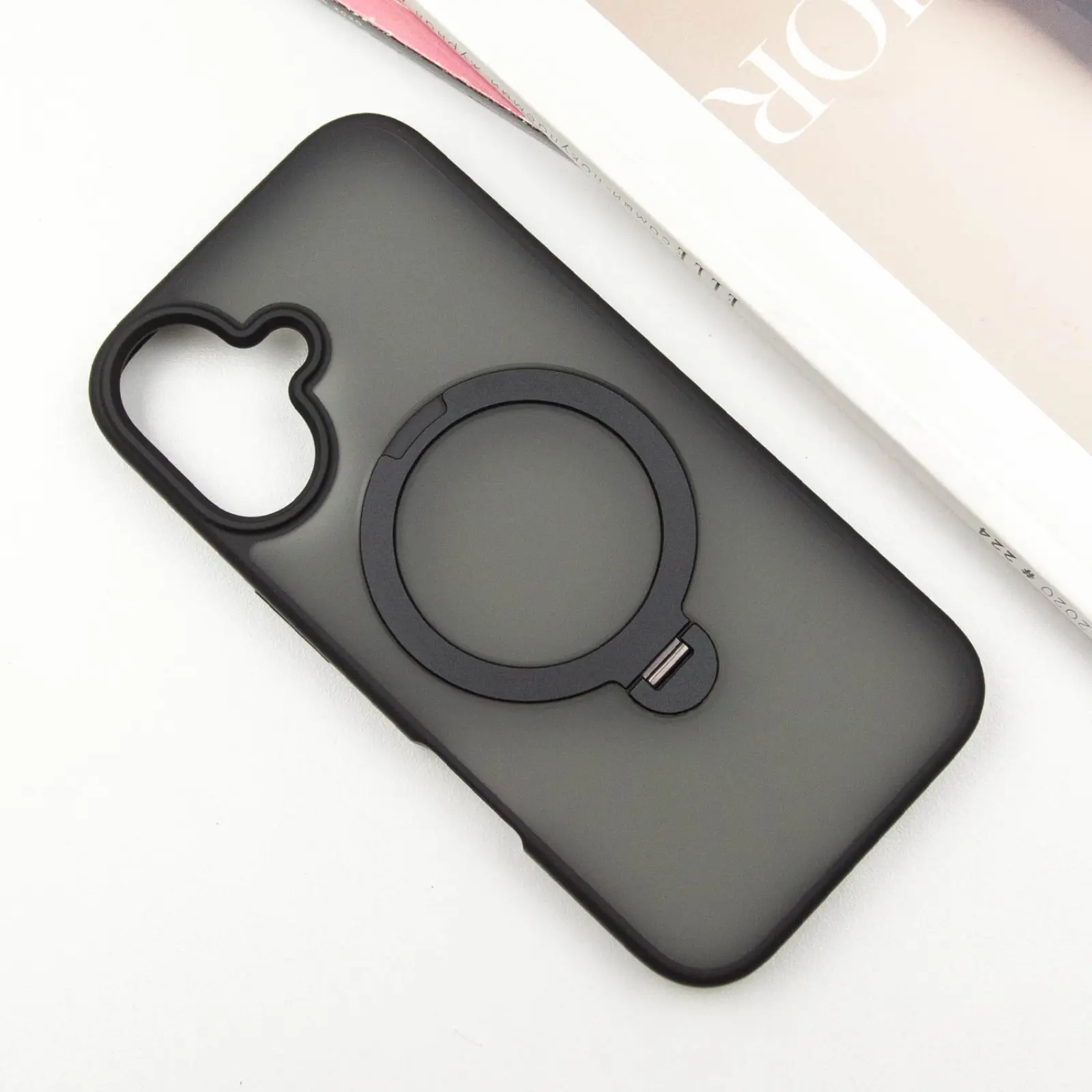 Чехол Ummi Colorful with MagSafe HQ Ring для Apple iPhone 16 (6.1"), Black 1, TPU+PC, купить оптом с доставкой