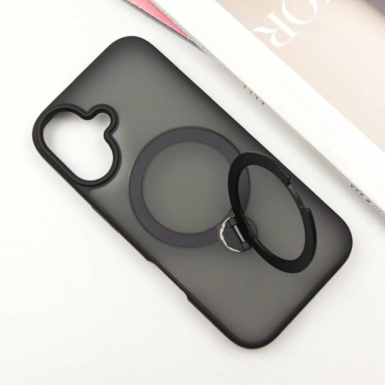 Чехол Ummi Colorful with MagSafe HQ Ring для Apple iPhone 16 (6.1"), Black 2, TPU+PC, купить оптом с доставкой