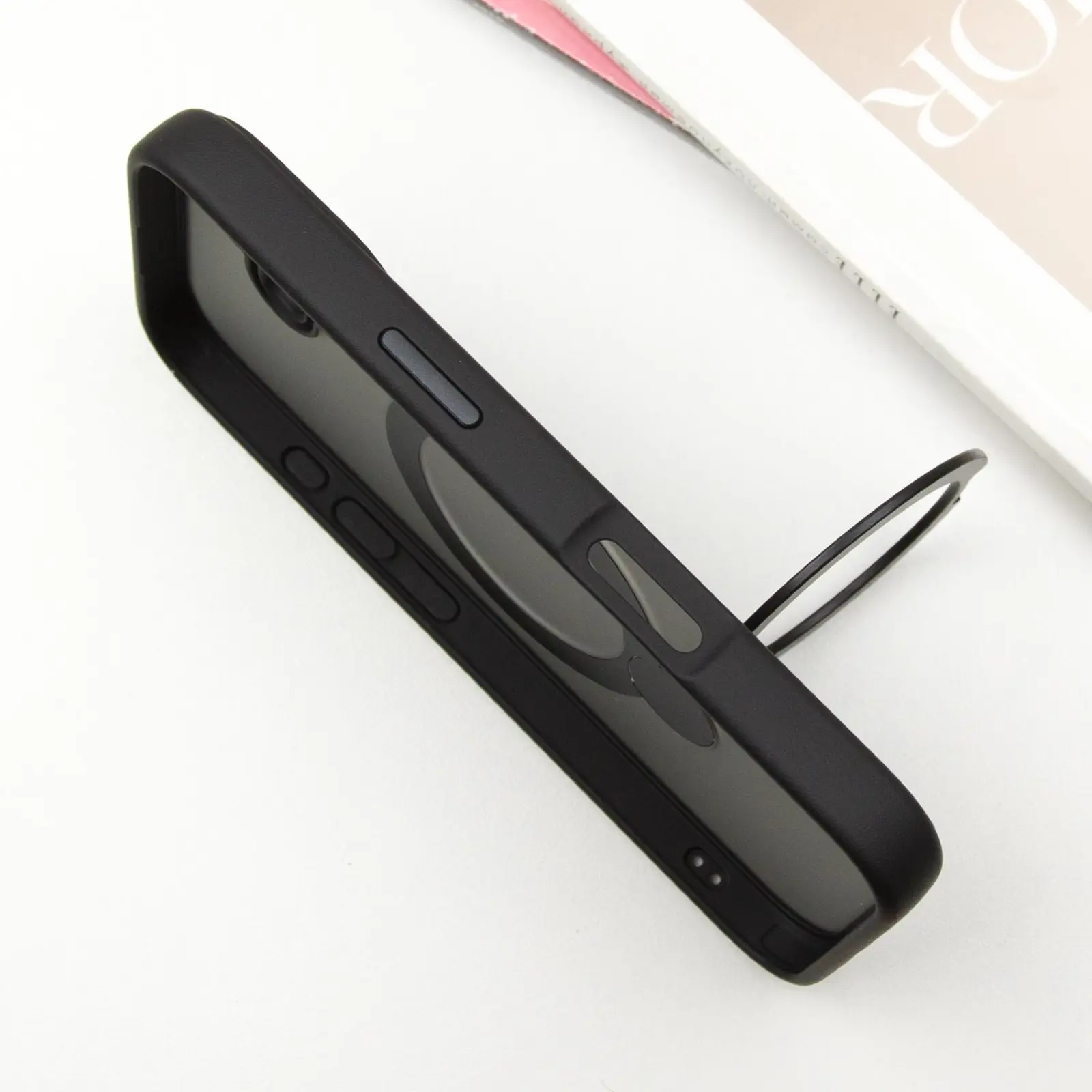 Чехол Ummi Colorful with MagSafe HQ Ring для Apple iPhone 16 (6.1"), Black 3, TPU+PC, купить оптом с доставкой