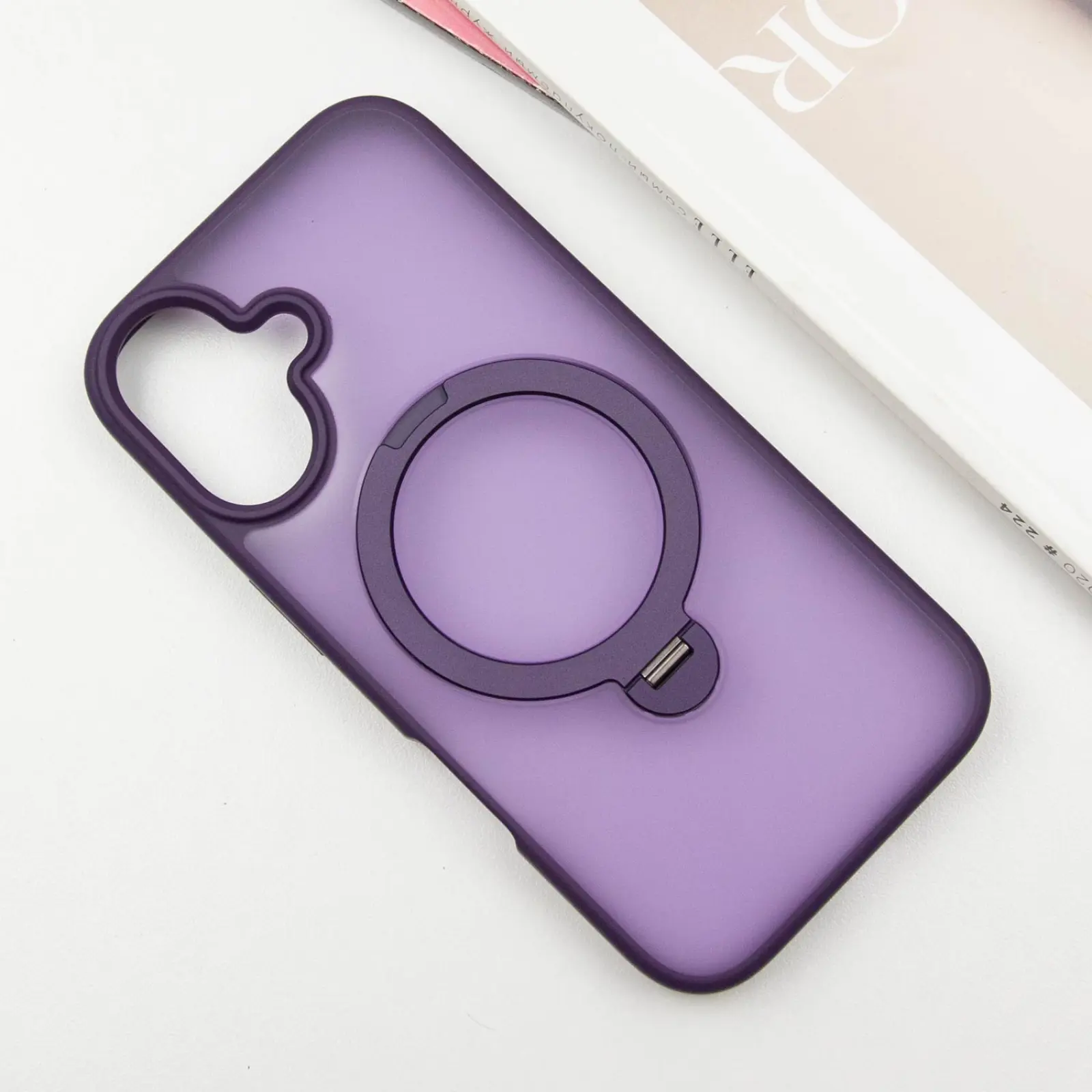 Чехол Ummi Colorful with MagSafe HQ Ring для Apple iPhone 16 (6.1"), Purple 1, TPU+PC, купить оптом с доставкой