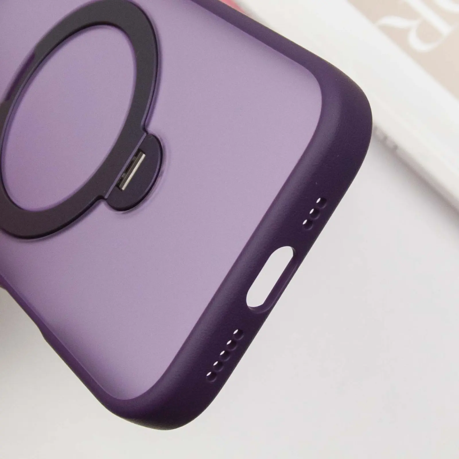 Чехол Ummi Colorful with MagSafe HQ Ring для Apple iPhone 16 (6.1"), Purple 5, TPU+PC, купить оптом с доставкой