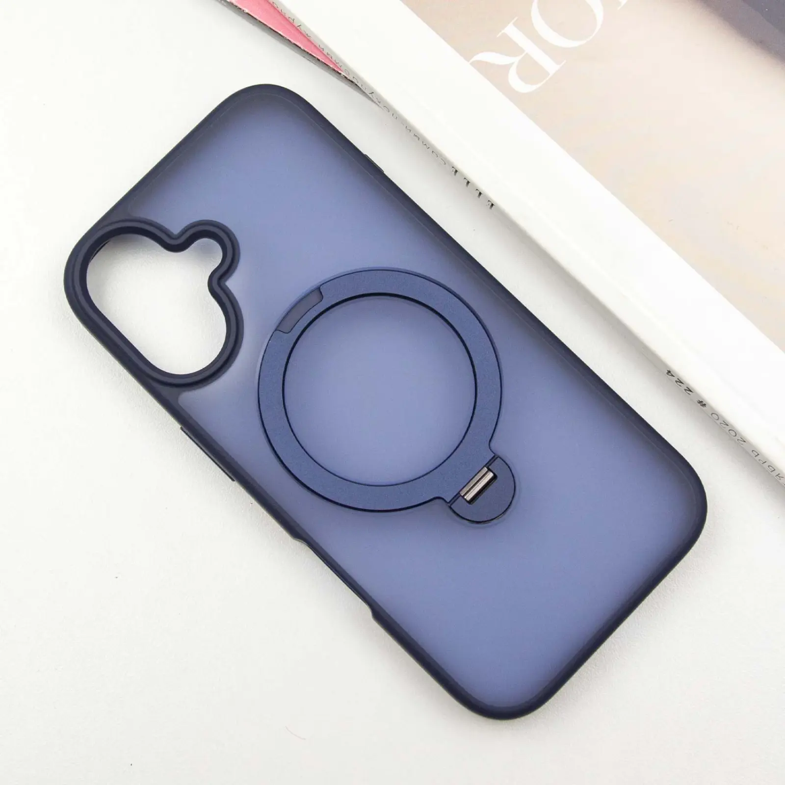 Чехол Ummi Colorful with MagSafe HQ Ring для Apple iPhone 16 (6.1"), Dark Blue 1, TPU+PC, купить оптом с доставкой