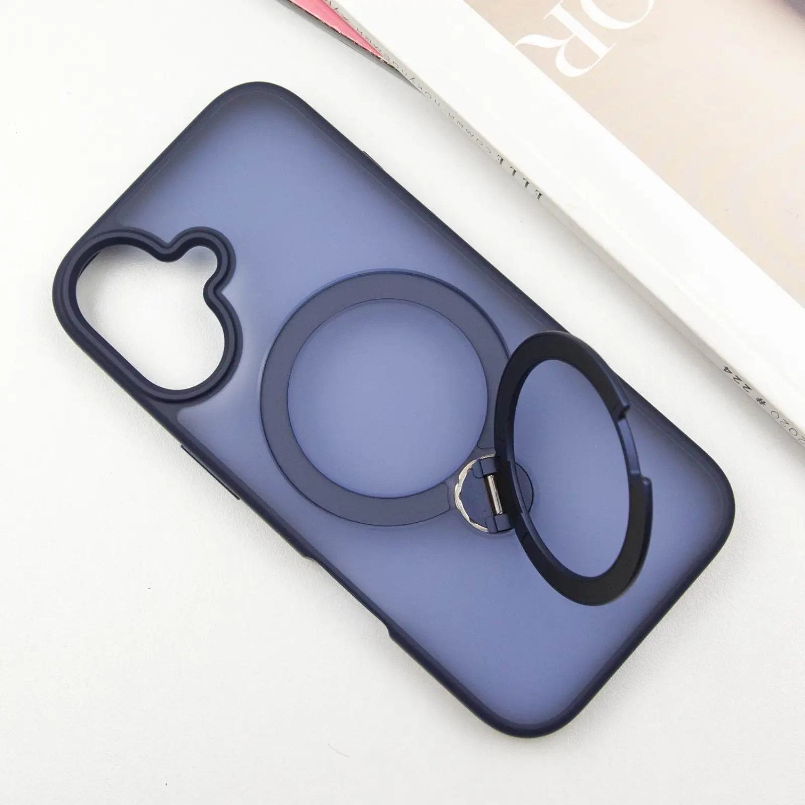 Чехол Ummi Colorful with MagSafe HQ Ring для Apple iPhone 16 (6.1"), Dark Blue 2, TPU+PC, купить оптом с доставкой
