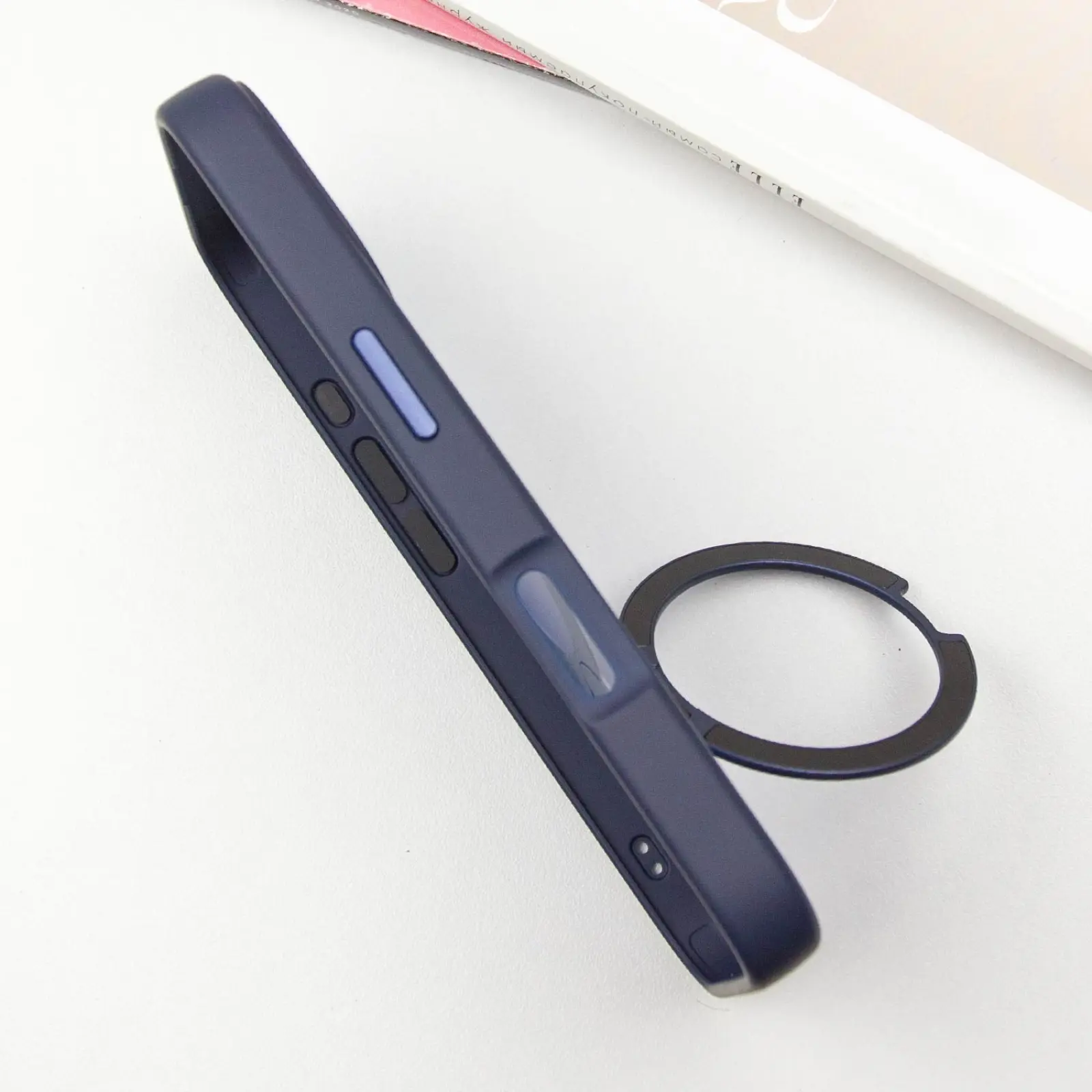 Чехол Ummi Colorful with MagSafe HQ Ring для Apple iPhone 16 (6.1"), Dark Blue 3, TPU+PC, купить оптом с доставкой