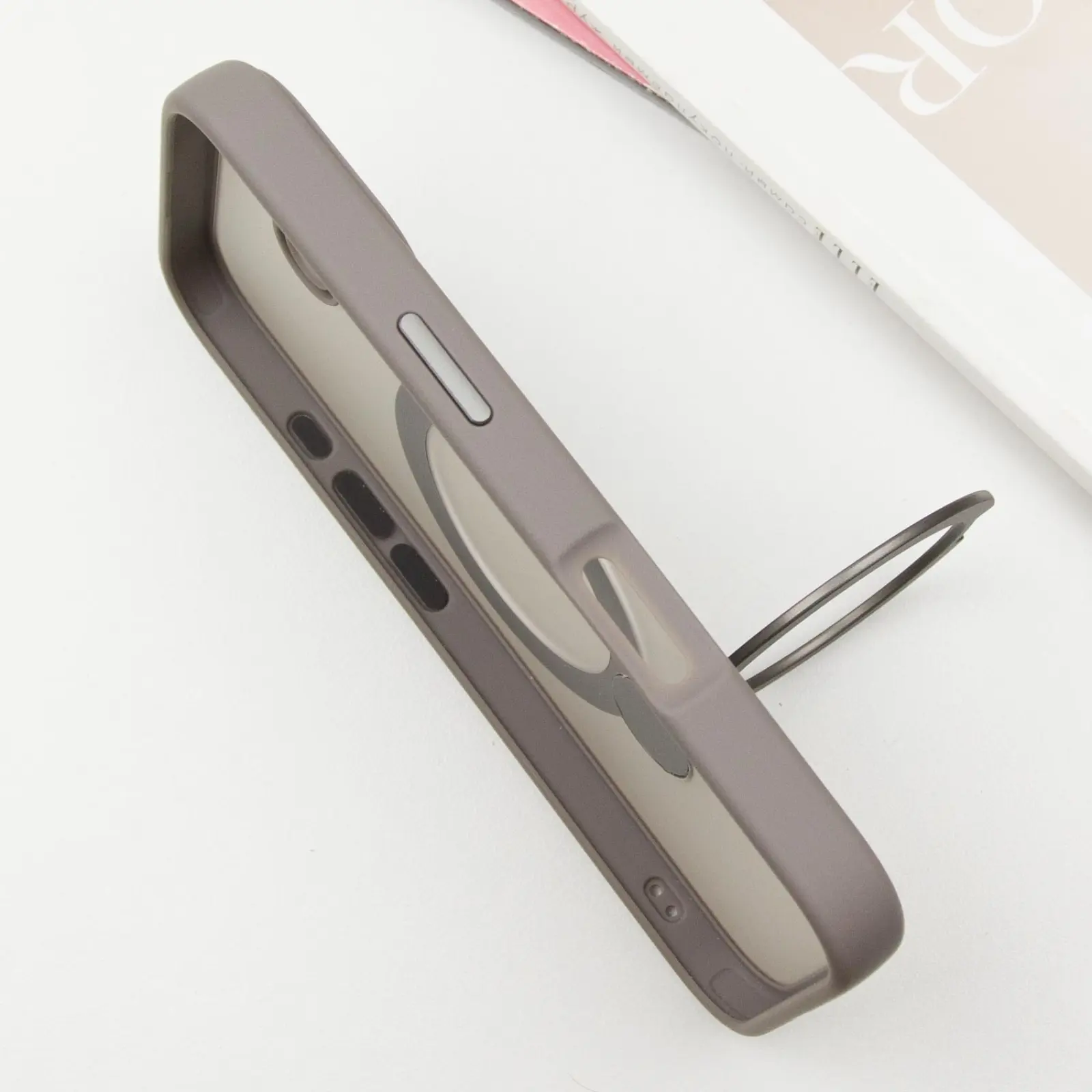 Чехол Ummi Colorful with MagSafe HQ Ring для Apple iPhone 16 (6.1"), Grey 3, TPU+PC, купить оптом с доставкой