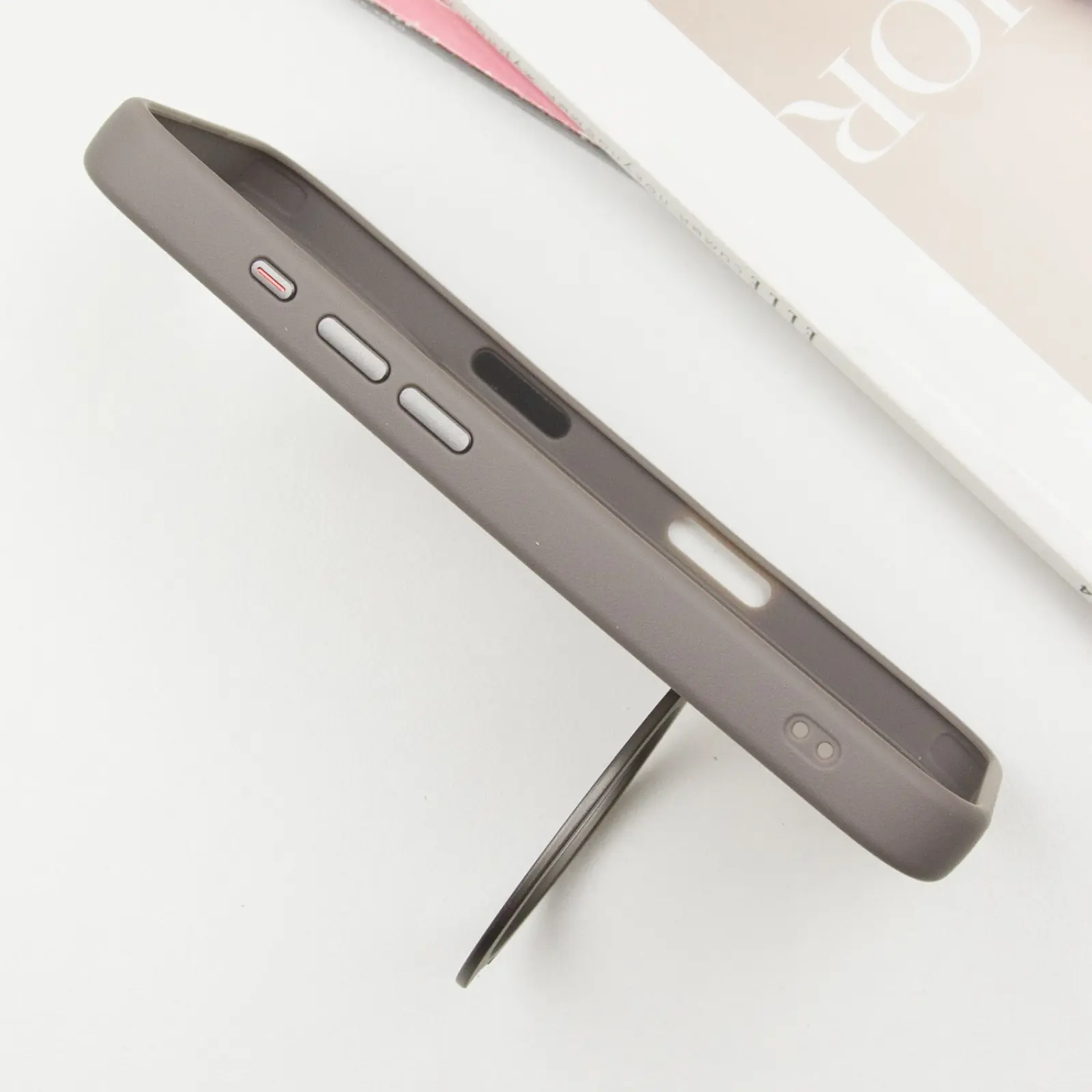 Чехол Ummi Colorful with MagSafe HQ Ring для Apple iPhone 16 (6.1"), Grey 4, TPU+PC, купить оптом с доставкой