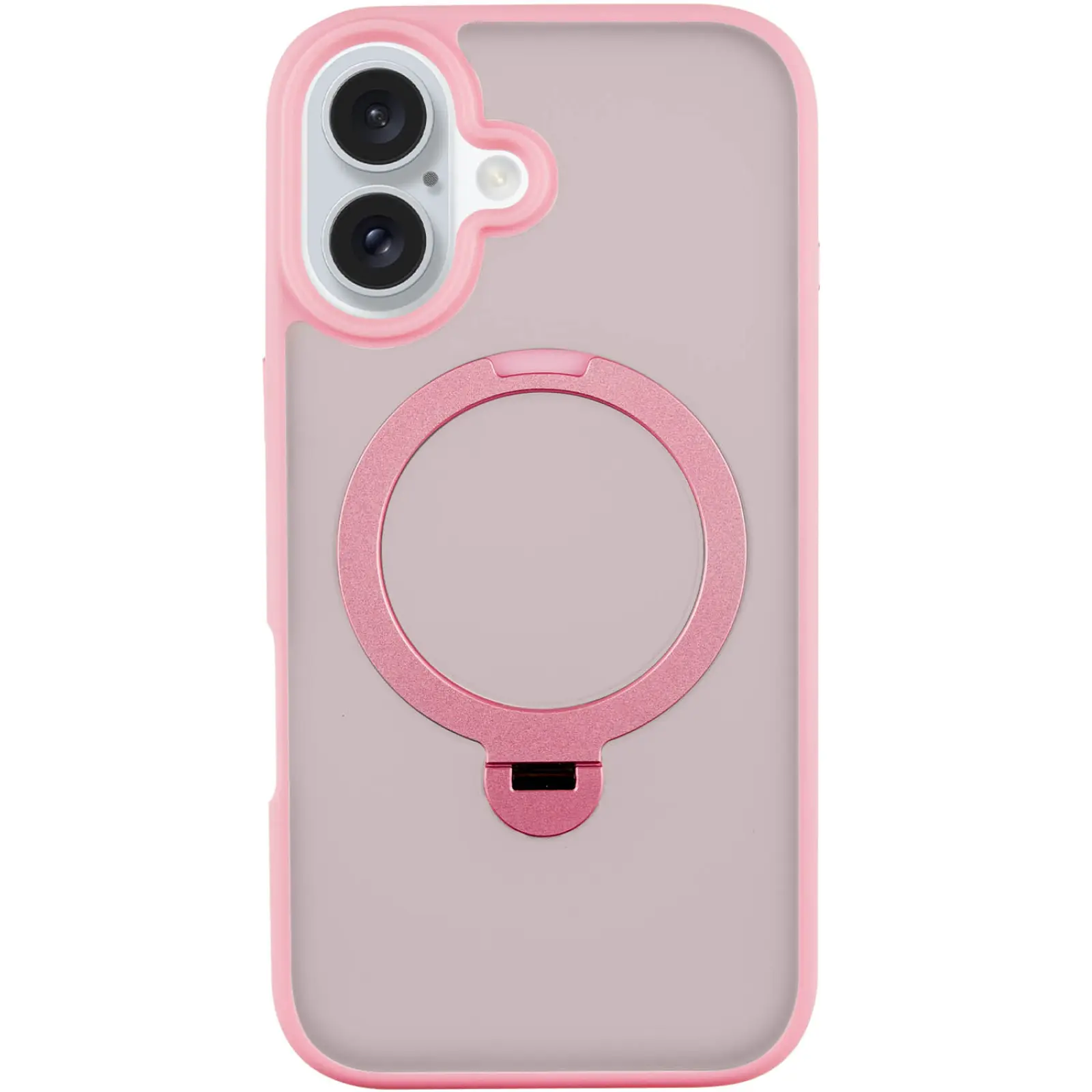 Чехол Ummi Colorful with MagSafe HQ Ring для Apple iPhone 16 (6.1"), Pink, TPU+PC, купить оптом с доставкой