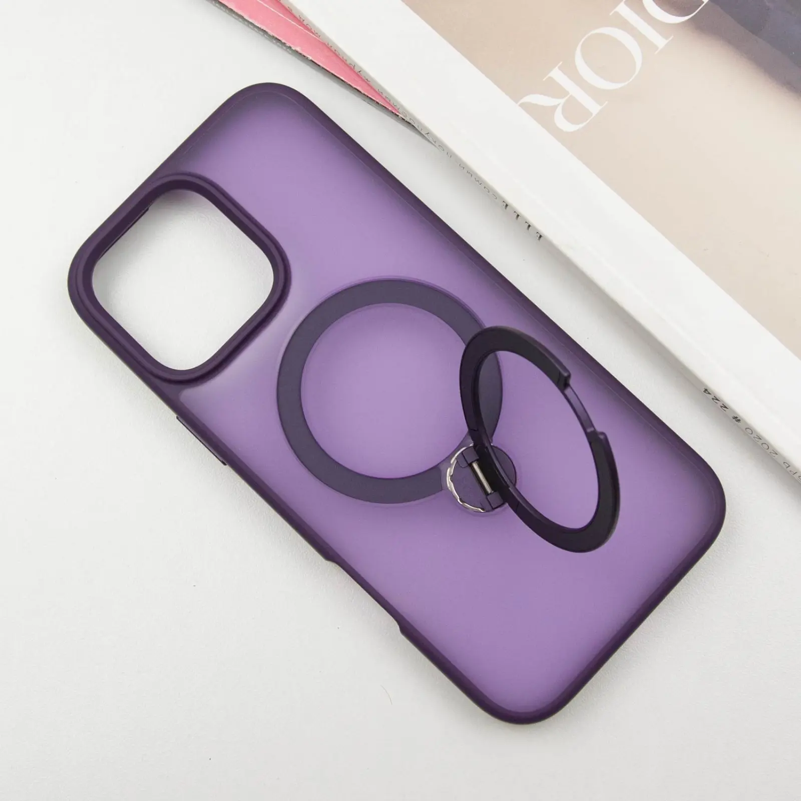 Чехол Ummi Colorful with MagSafe HQ Ring для Apple iPhone 16 Pro (6.3"), Purple 2, TPU+PC, купить оптом с доставкой