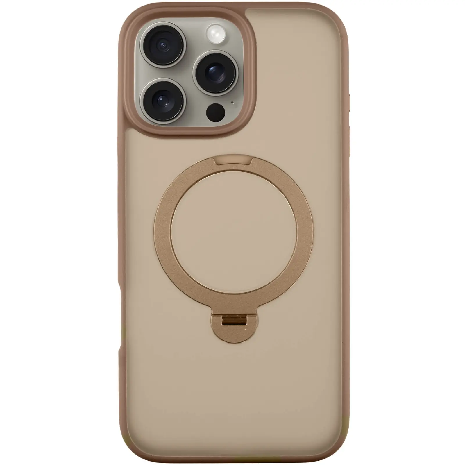 Чехол Ummi Colorful with MagSafe HQ Ring для Apple iPhone 16 Pro Max (6.9"), Rose Gold, TPU+PC, купить оптом с доставкой