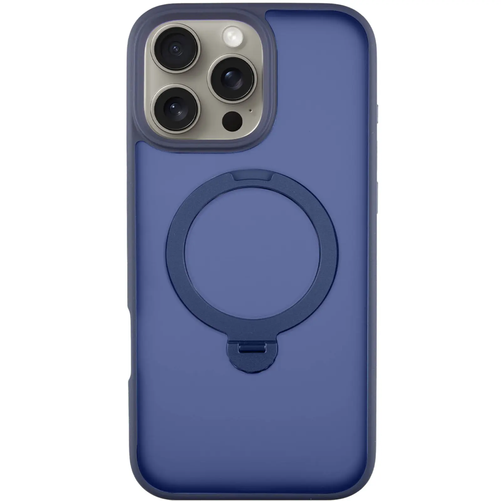 Чехол Ummi Colorful with MagSafe HQ Ring для Apple iPhone 16 Pro Max (6.9"), Dark Blue, TPU+PC, купить оптом с доставкой