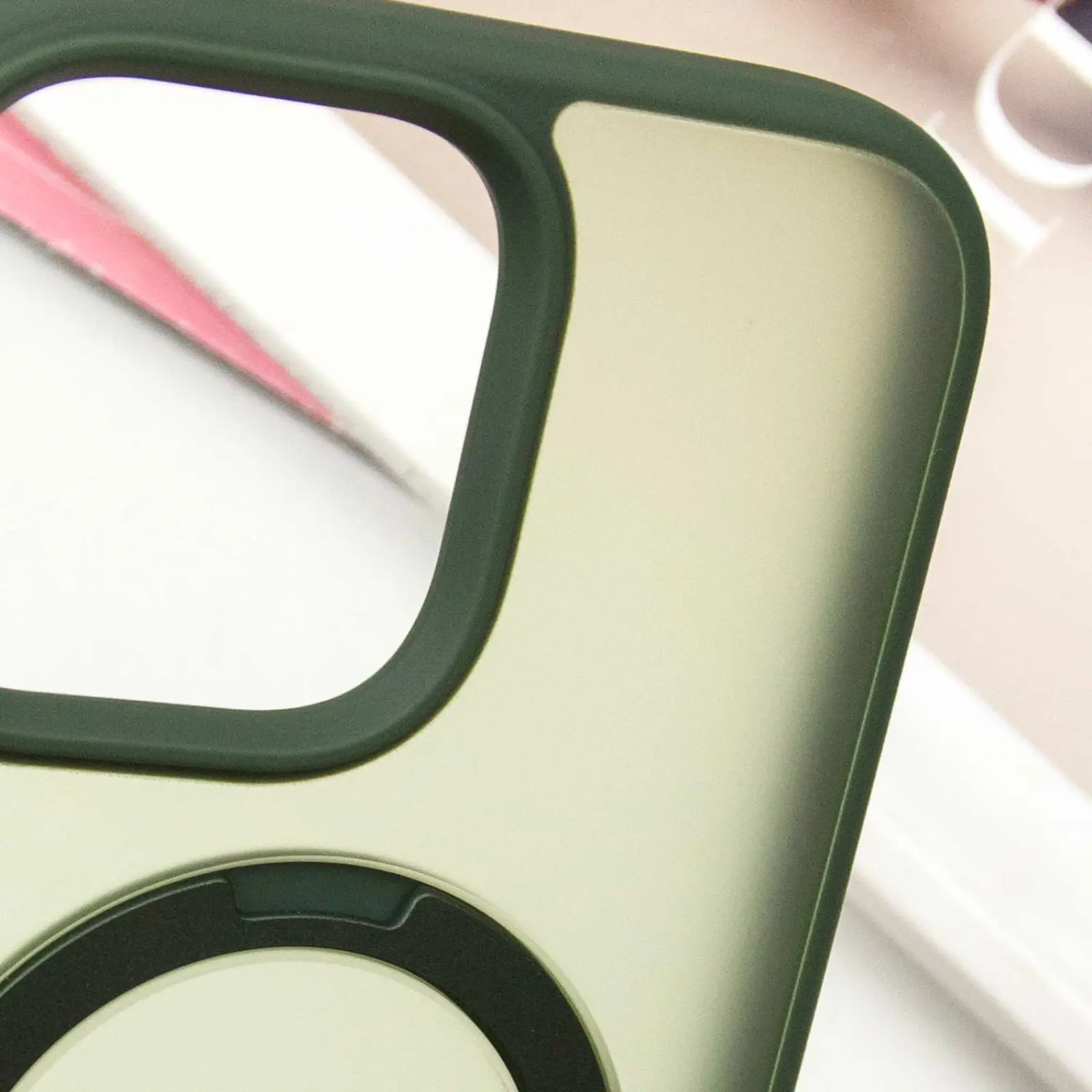 Чехол Ummi Colorful with MagSafe HQ Ring для Apple iPhone 16 Pro Max (6.9"), Green 5, TPU+PC, купить оптом с доставкой