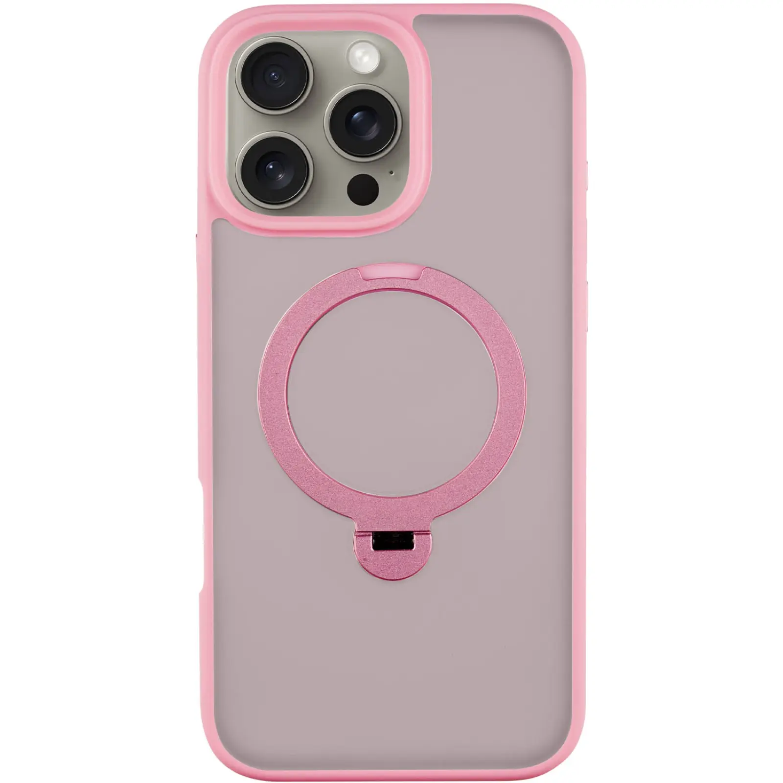 Чехол Ummi Colorful with MagSafe HQ Ring для Apple iPhone 16 Pro Max (6.9"), Pink, TPU+PC, купить оптом с доставкой