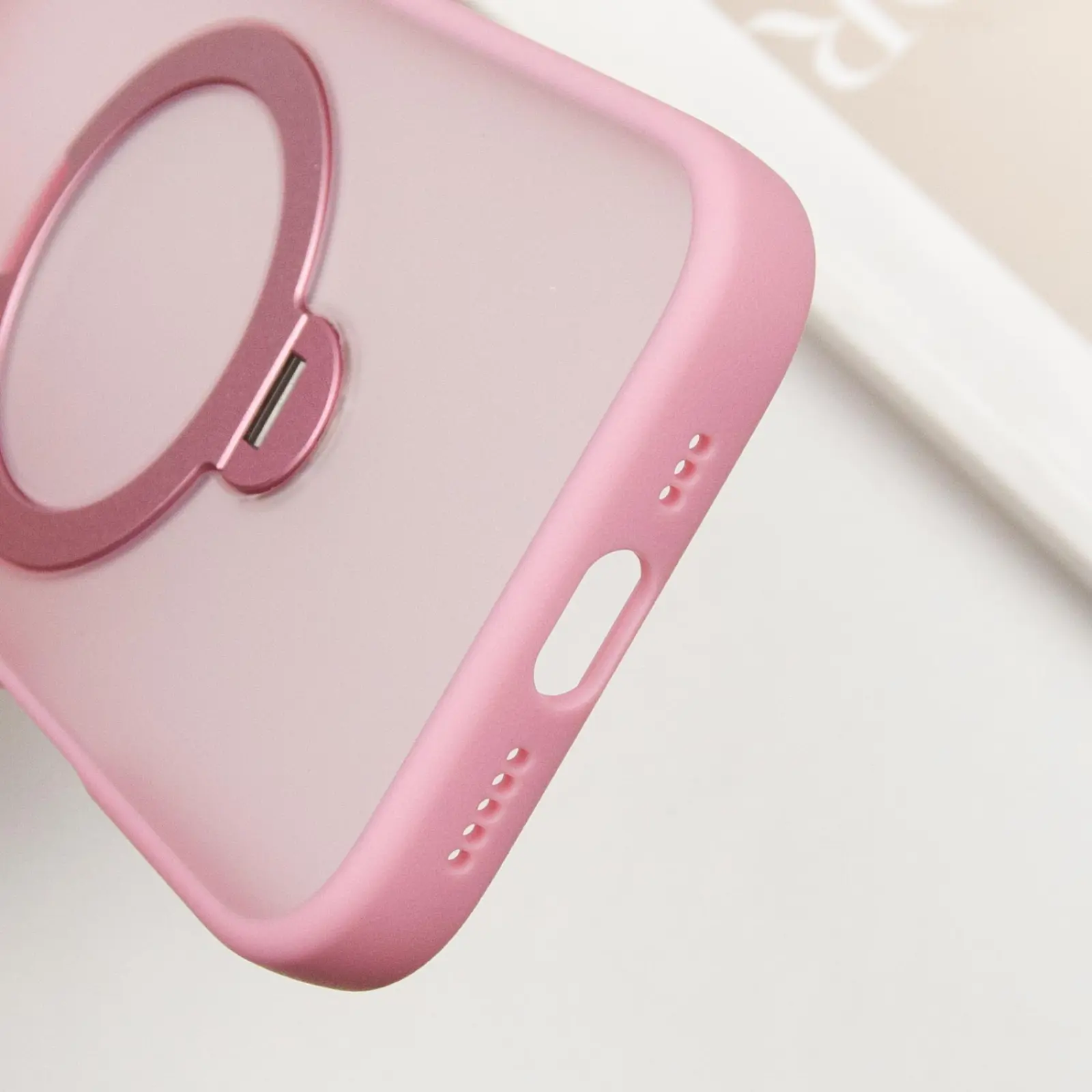 Чехол Ummi Colorful with MagSafe HQ Ring для Apple iPhone 16 Pro Max (6.9"), Pink 5, TPU+PC, купить оптом с доставкой