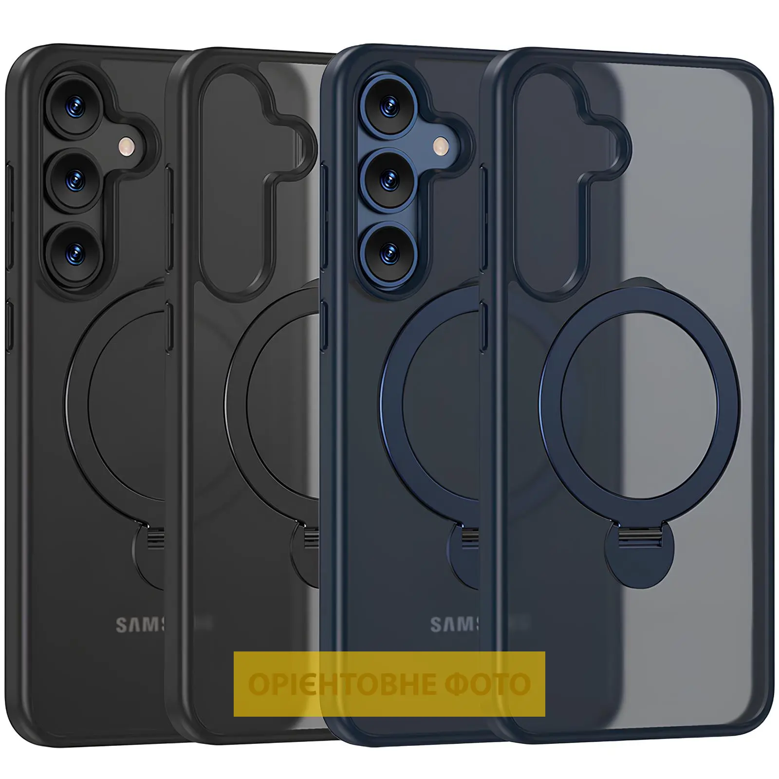 Чехол Ummi Colorful with MagSafe HQ Ring для Samsung Galaxy S25 Edge, TPU+PC, купить оптом с доставкой