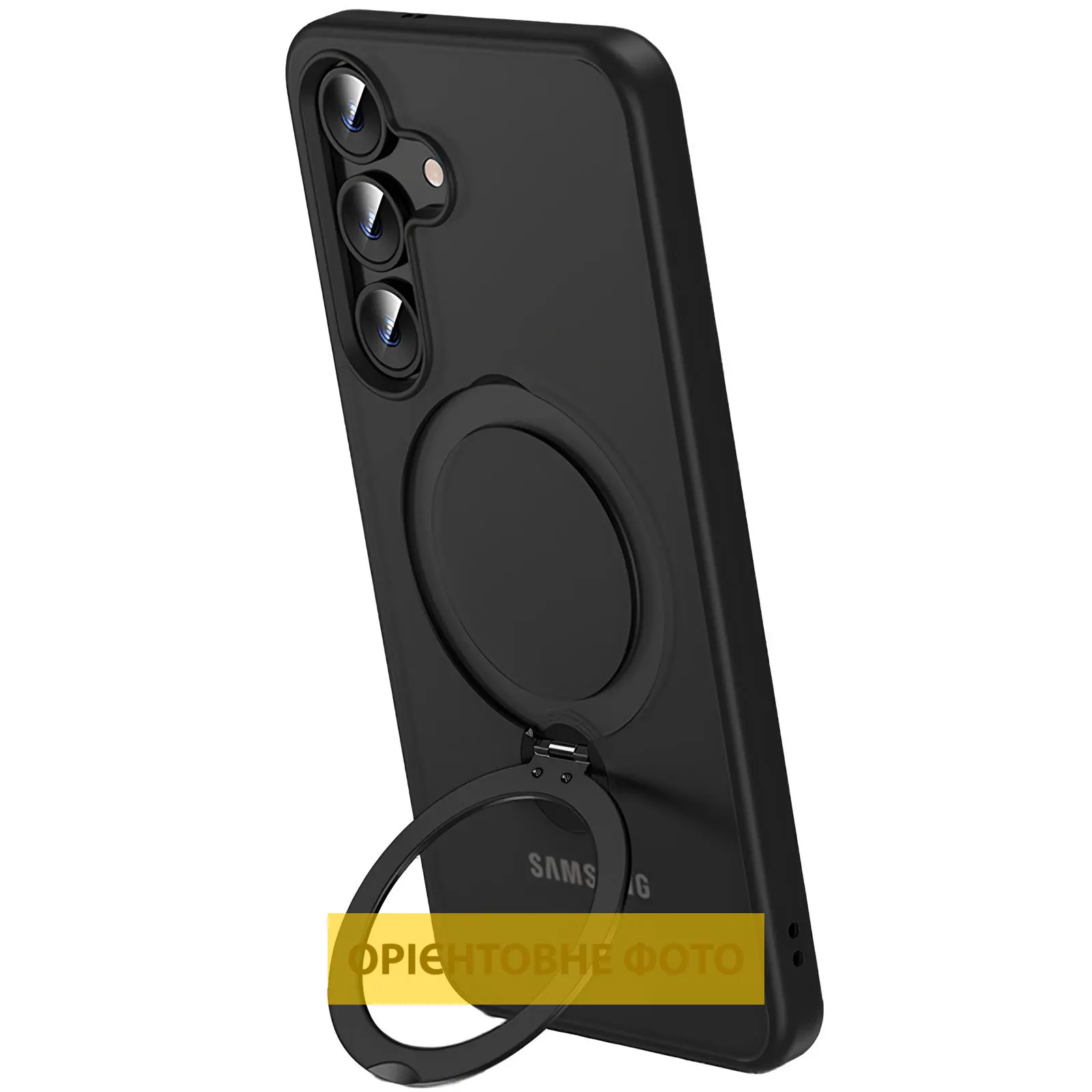 Чехол Ummi Colorful with MagSafe HQ Ring для Samsung Galaxy S25 Edge, Black 1, TPU+PC, купить оптом с доставкой