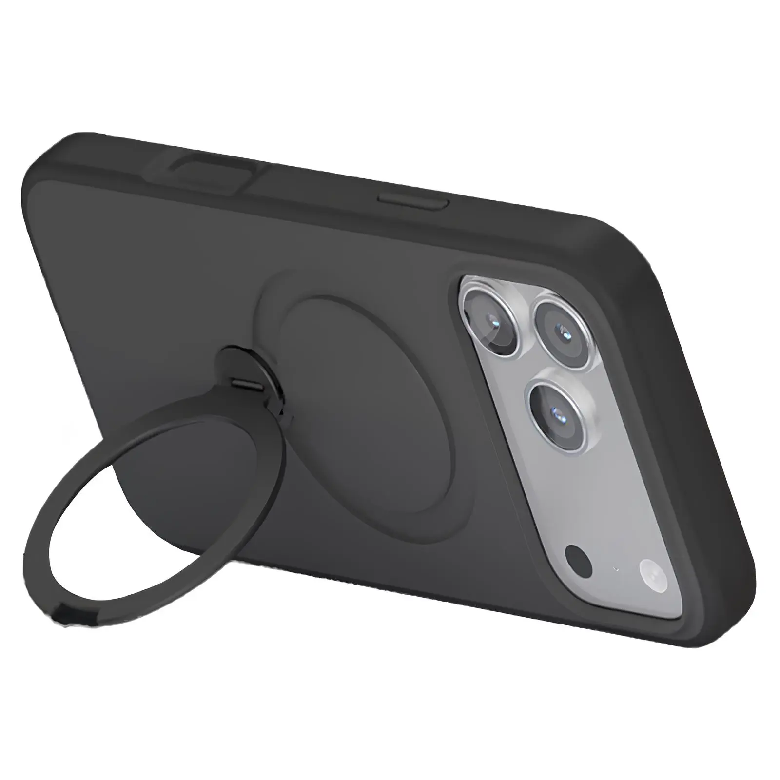 Чохол Ummi Colorful with MagSafe HQ Ring для Apple iPhone 17 Pro (6.3"), Black 1, TPU+PC, купити оптом з доставкою