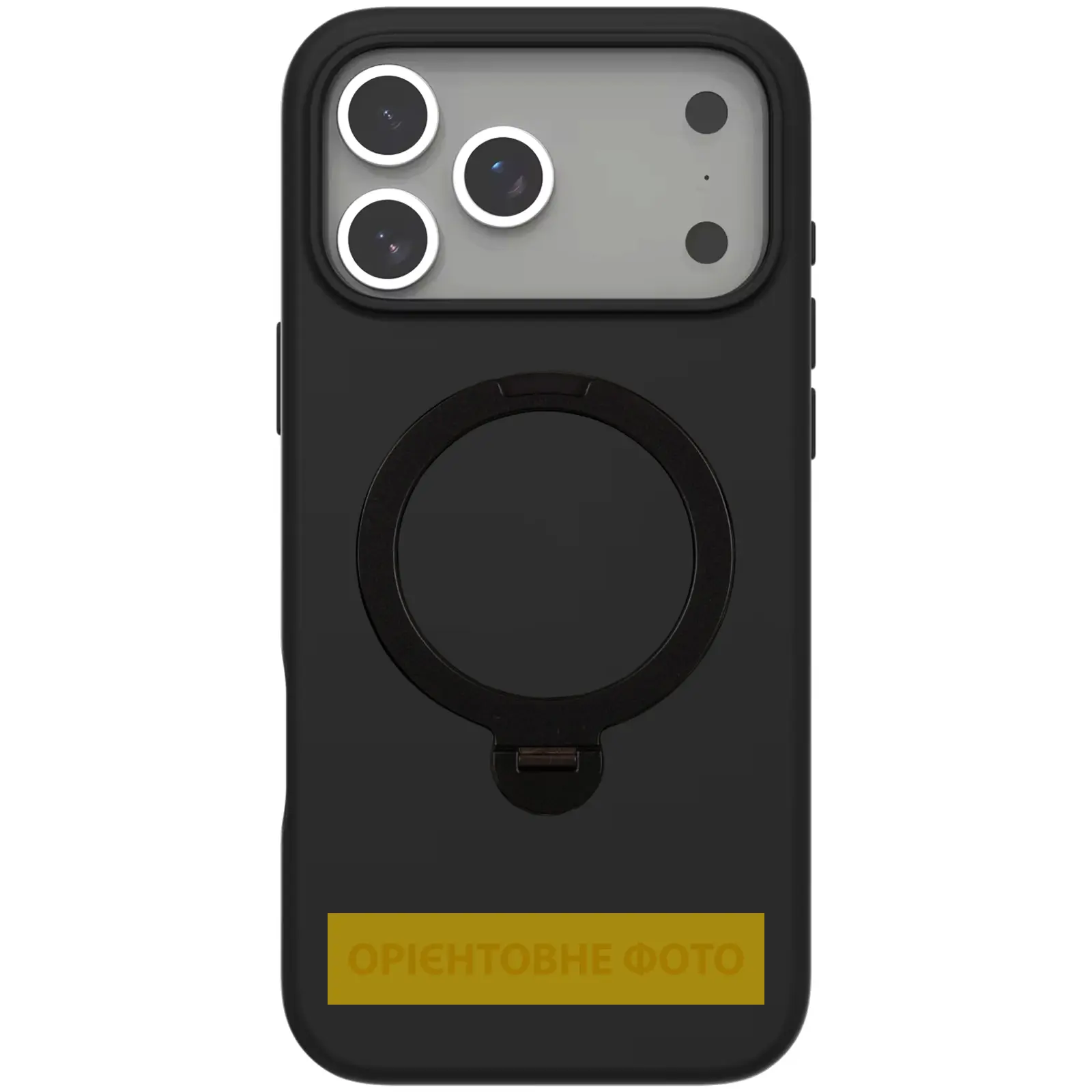 Чехол Ummi Colorful with MagSafe HQ Ring для Apple iPhone 17 Air (6.5"), Black, TPU+PC, купить оптом с доставкой