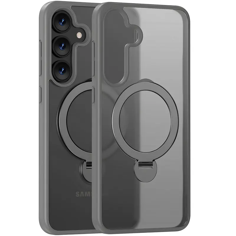 Чехол Ummi Colorful with MagSafe HQ Ring для Samsung Galaxy S26, Grey, TPU+PC, купить оптом с доставкой