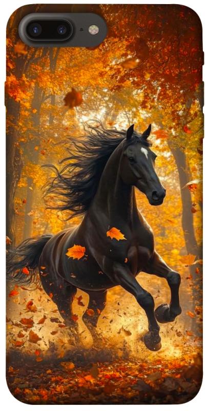 Чехол itsPrint Autumn Horse для Apple iPhone 7 plus / 8 plus (5.5"), животные, купить оптом с доставкой