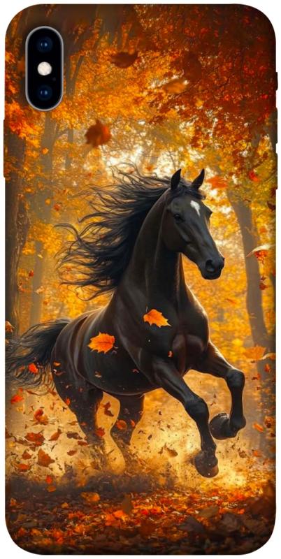Чехол itsPrint Autumn Horse для Apple iPhone X (5.8"), животные, купить оптом с доставкой
