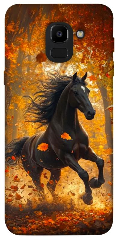 Чехол itsPrint Autumn Horse для Samsung J600F Galaxy J6 (2018), животные, купить оптом с доставкой