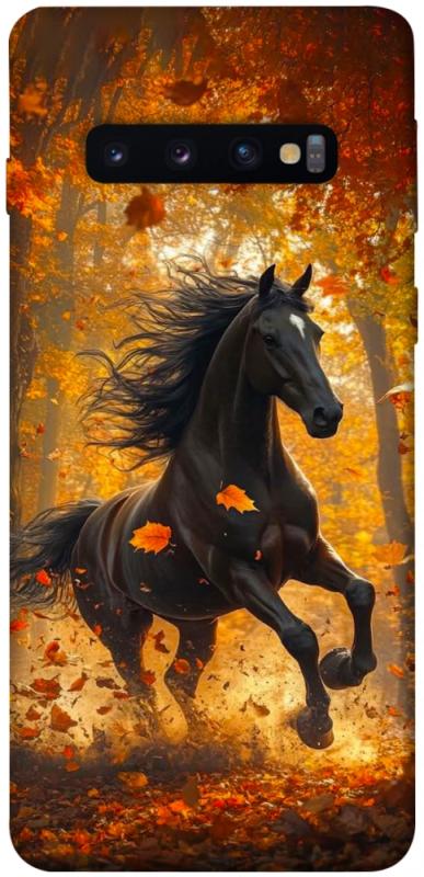 Чохол itsPrint Autumn Horse для Samsung Galaxy S10, тварини, купити оптом з доставкою
