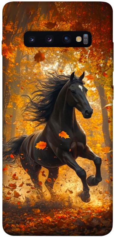 Чехол itsPrint Autumn Horse для Samsung Galaxy S10+, животные, купить оптом с доставкой