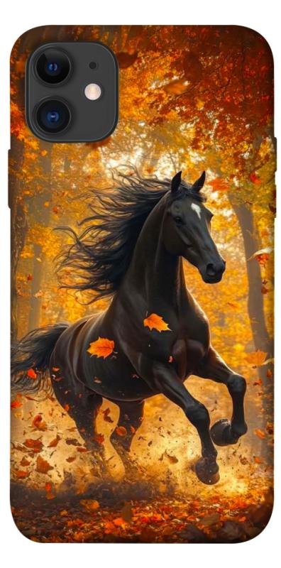 Чехол itsPrint Autumn Horse для Apple iPhone 11 (6.1"), животные, купить оптом с доставкой