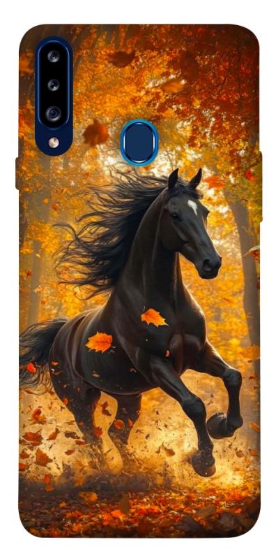 Чехол itsPrint Autumn Horse для Samsung Galaxy A20s, животные, купить оптом с доставкой