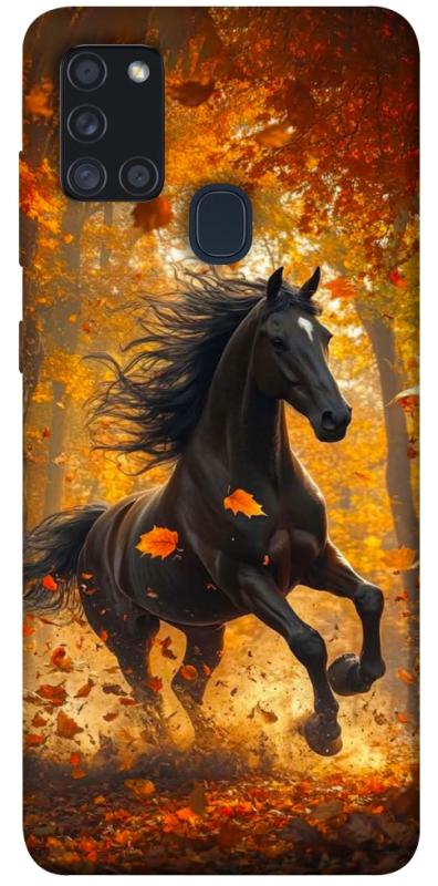 Чохол itsPrint Autumn Horse для Samsung Galaxy A21s, тварини, купити оптом з доставкою