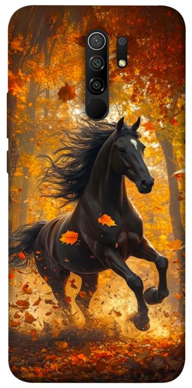 Чехол itsPrint Autumn Horse для Xiaomi Redmi 9, животные, купить оптом с доставкой