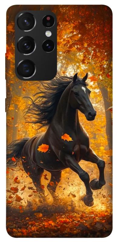 Чехол itsPrint Autumn Horse для Samsung Galaxy S21 Ultra, животные, купить оптом с доставкой