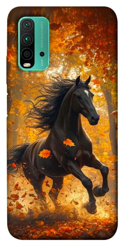 Чехол itsPrint Autumn Horse для Xiaomi Redmi Note 9 4G / Redmi 9 Power / Redmi 9T, животные, купить оптом с доставкой