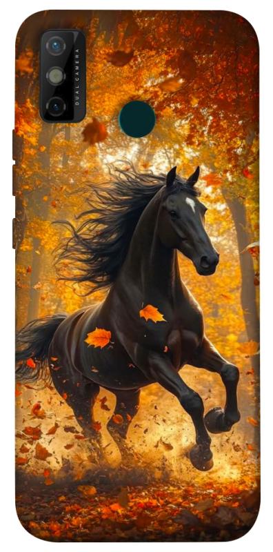Чехол itsPrint Autumn Horse для TECNO Spark 6 Go, животные, купить оптом с доставкой